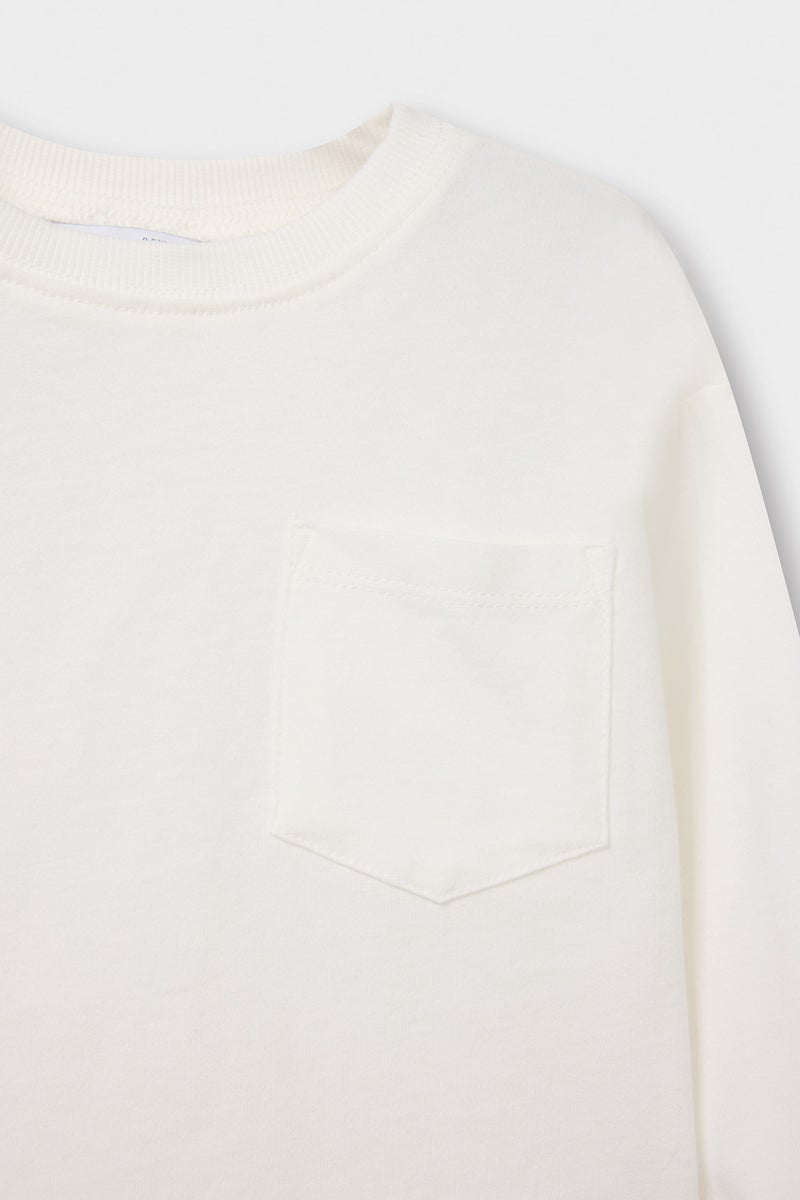 ديفاكتو تيشيرت أولادي كم طويل للرضع - Image 2